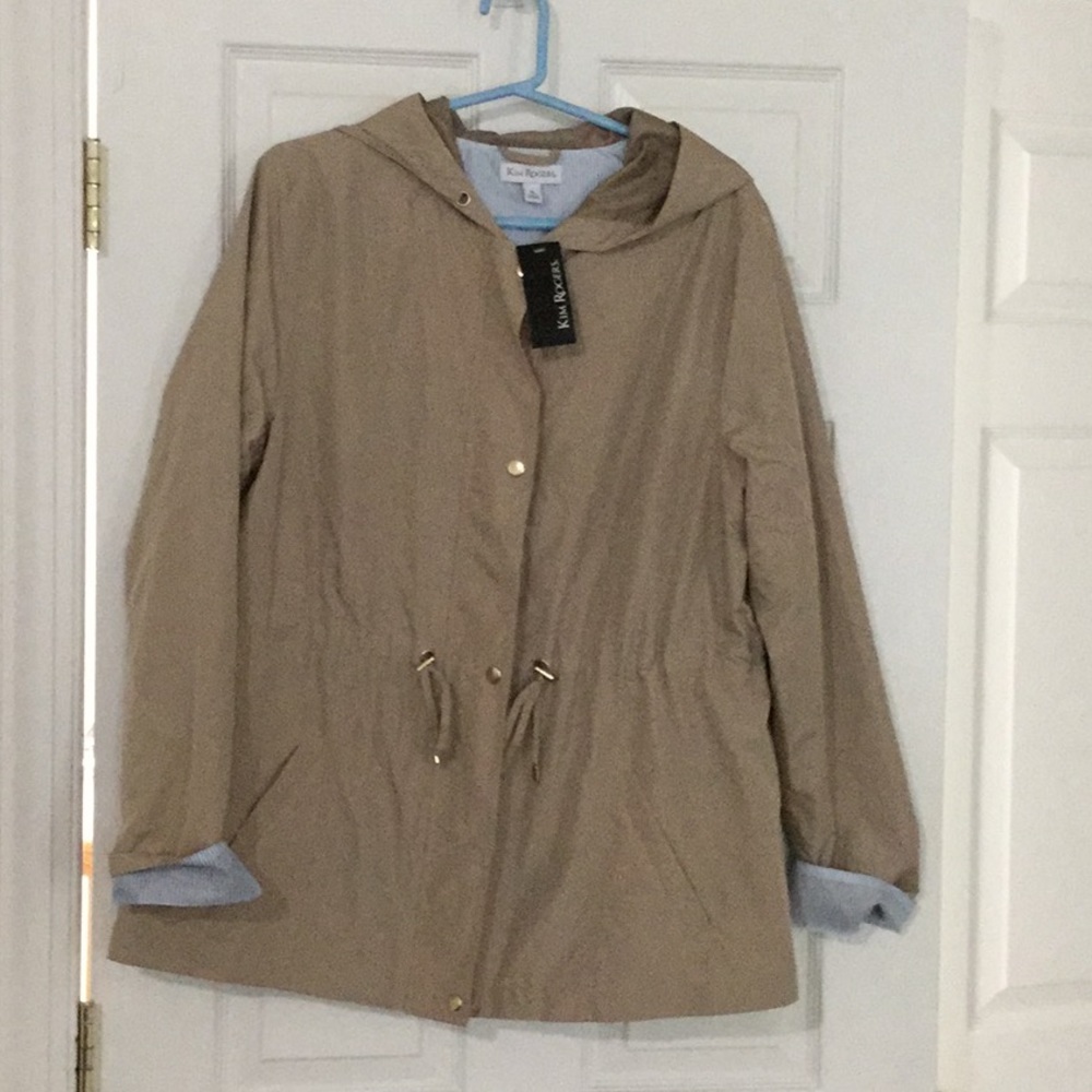 Kim Rogers anorak style rain jacket